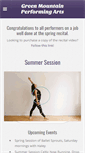 Mobile Screenshot of greenmountainperformingarts.org